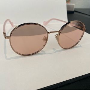 Moncler ML0146 Rose Gold Sunglasses